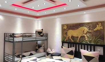 afbeelding van Family Room-2 Twin Beds, 1 Queen Bed and 1 Twin Bunk Bed Free WiFi Free self parking Free breakfast