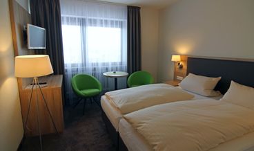 afbeelding van Business kamer, 1 twee- of 2 eenpersoonsbedden, niet-roken, uitzicht op tuin