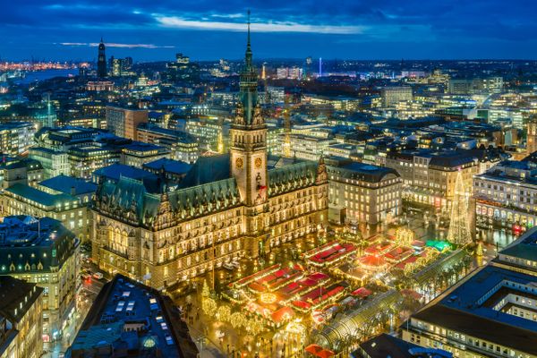 Kerstmarkt in Hamburg