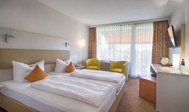 afbeelding van Standaard kamer, 1 tweepersoonsbed, balkon
