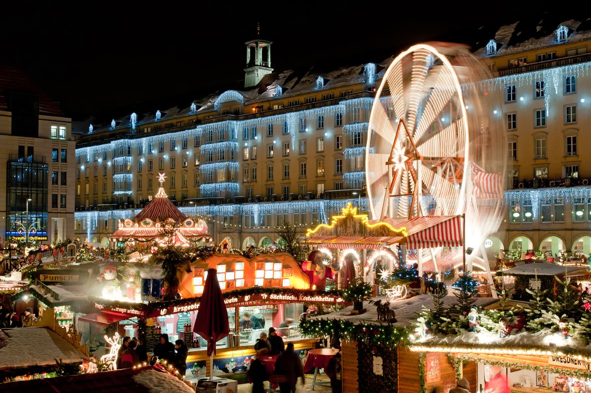 Kerstmarkt in Dresden