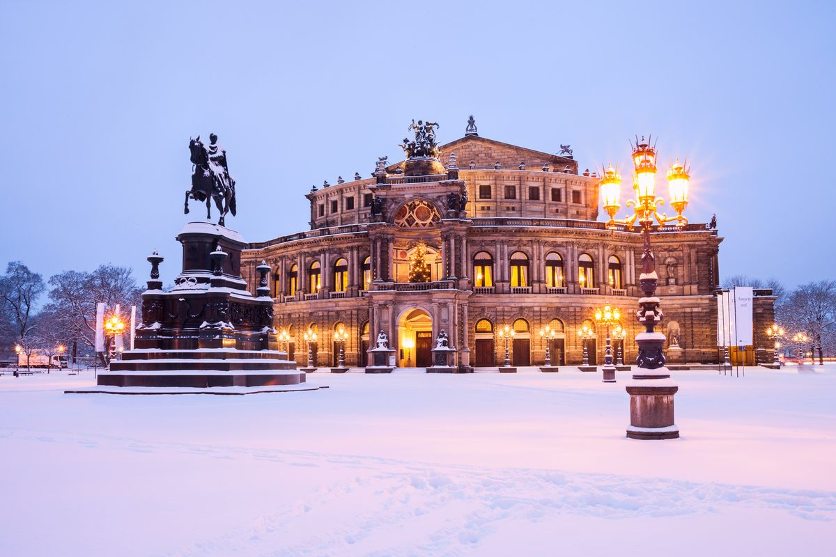 Vier kerst in Dresden