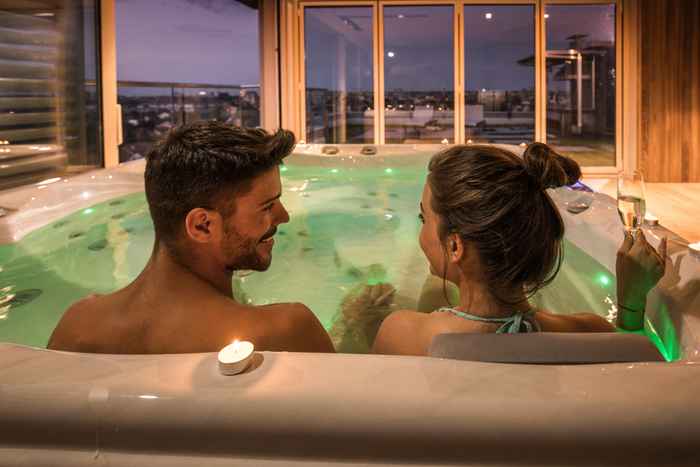 Hotel met bubbelbad