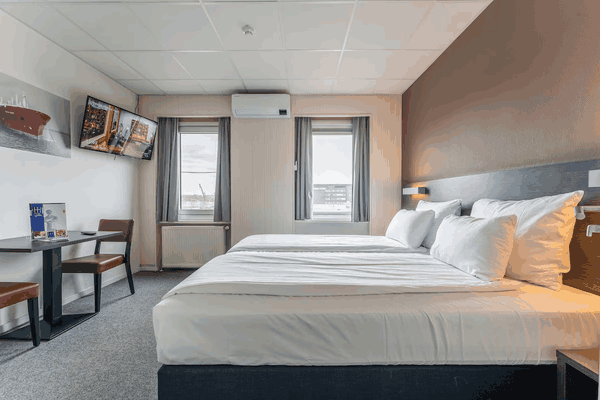 Antwerp Harbour Hotel - Tweepersoonskamer met balkon - ROOM