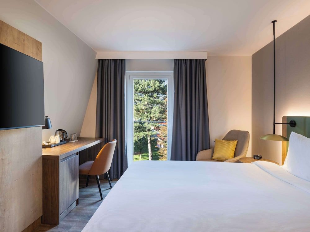 afbeelding van Kamer, 1 kingsize bed, op de hoek