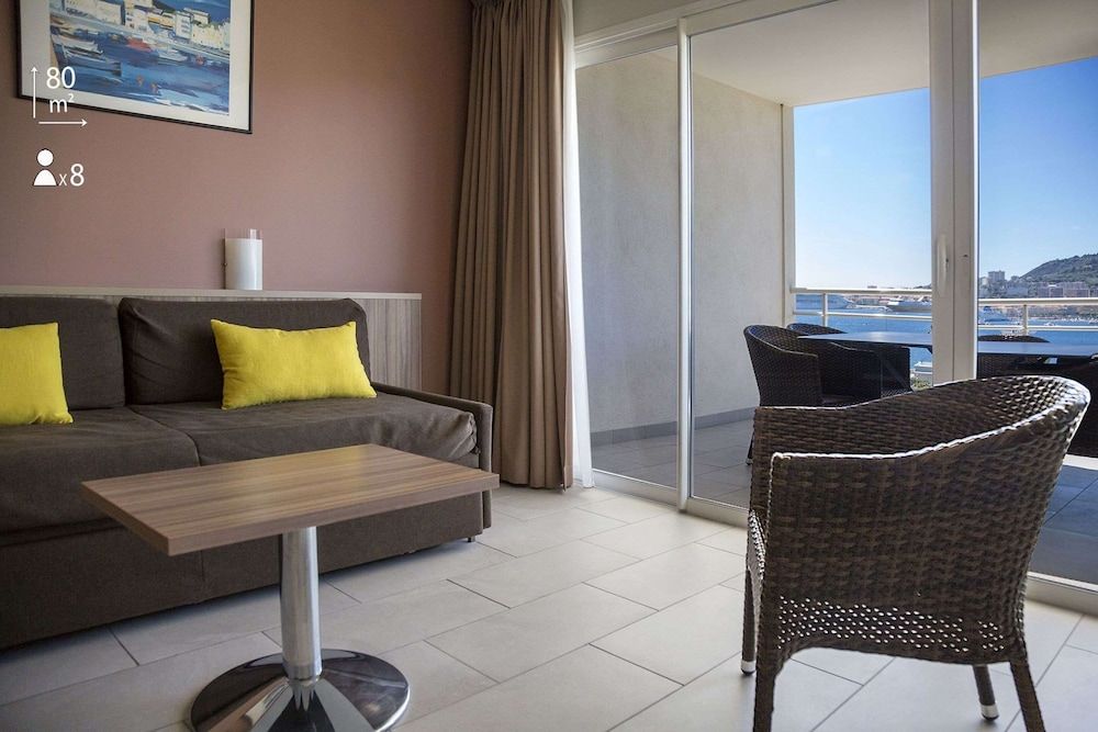 afbeelding van Suite, meerdere bedden, terras, uitzicht op zee