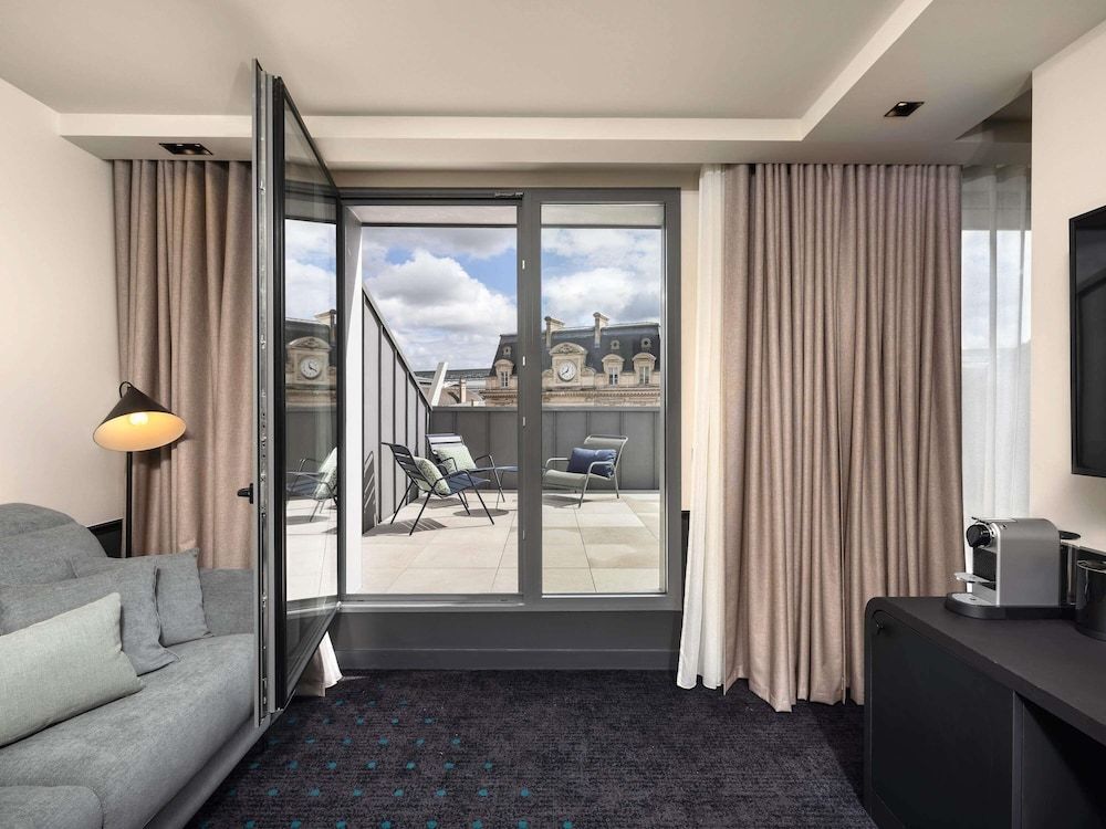 afbeelding van Junior suite, 1 kingsize bed met slaapbank, terras