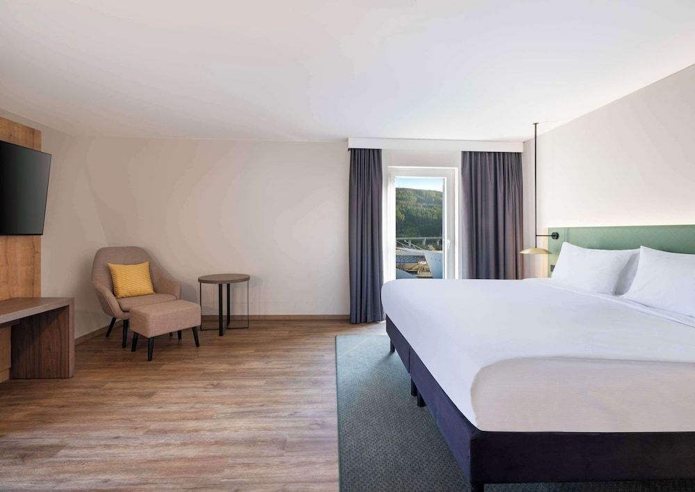 afbeelding van Deluxe kamer, 1 kingsize bed, op de hoek