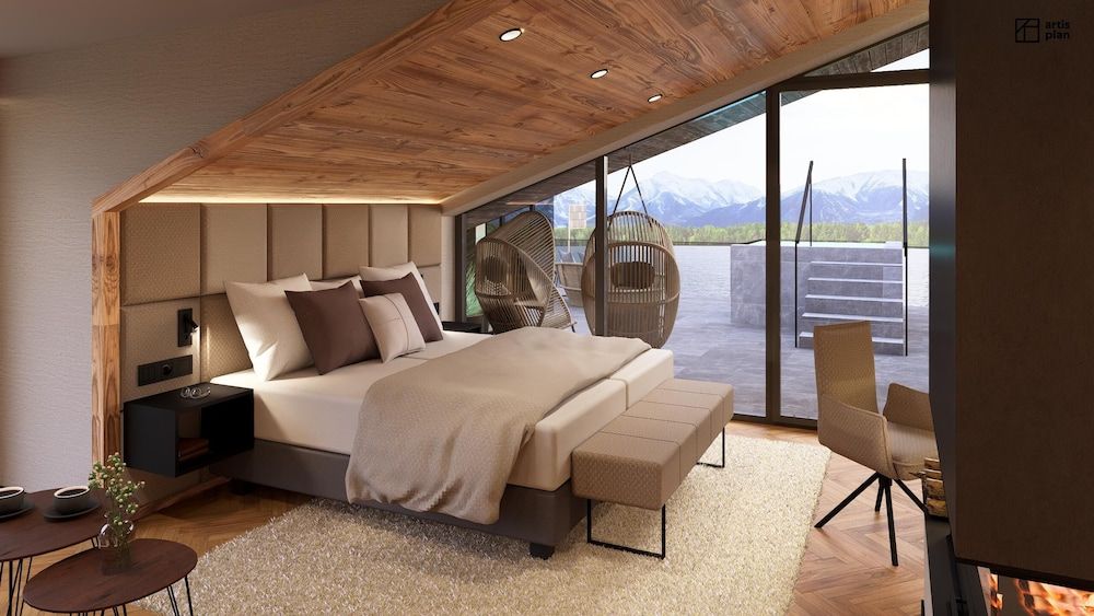afbeelding van Deluxe studio suite, sauna, gedeeltelijk uitzicht op meer