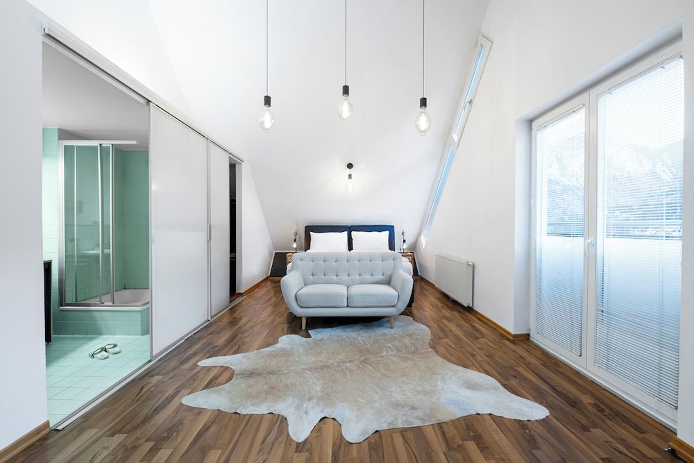 afbeelding van Deluxe loft, uitzicht op bergen